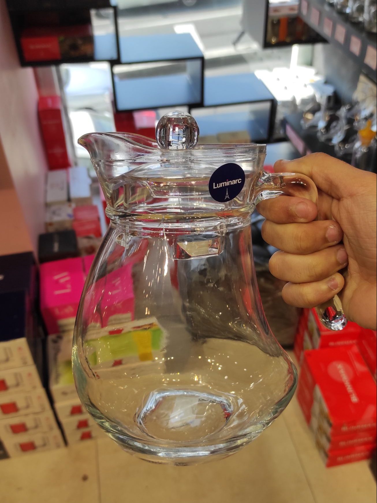 پارچ اردکی ساخت لومینارک فرانسه