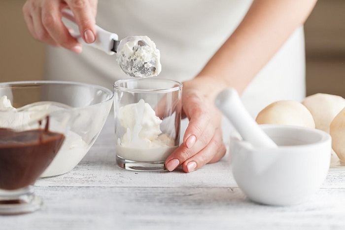 تهیه بستنی خانگی ساده